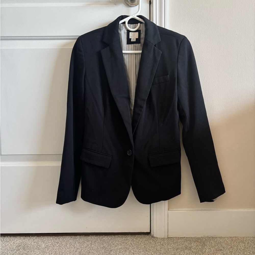 a new day Classic Black Blazer